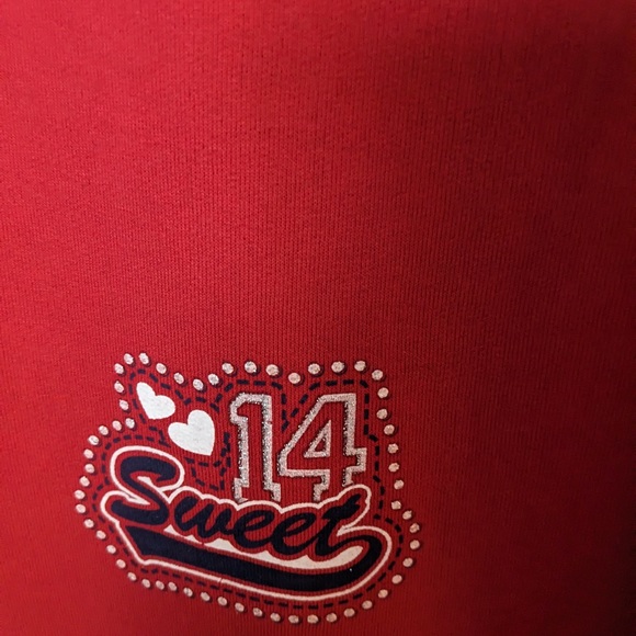 Rossy red joggers size large - Picture 3 of 3